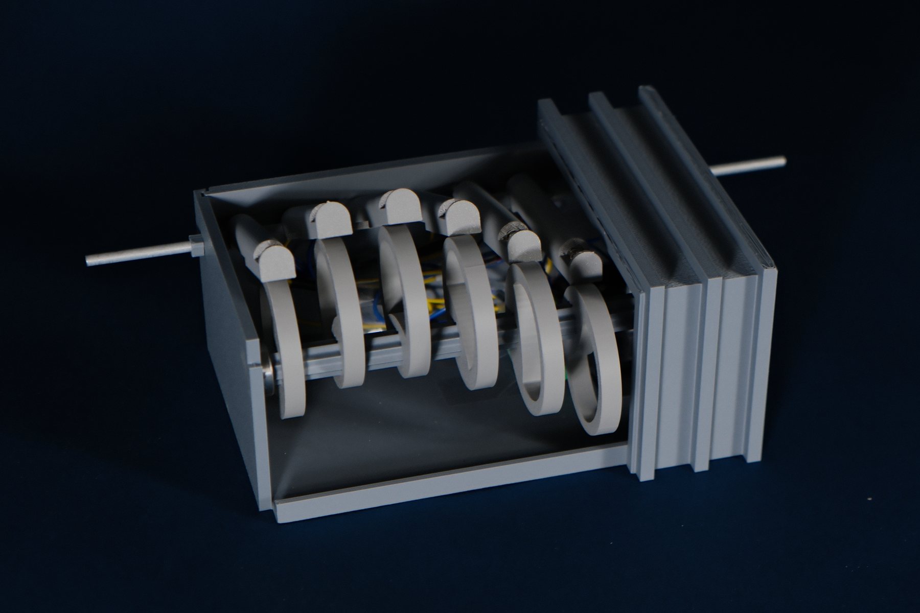 Waves Motion Lamp in an alternate rotational state